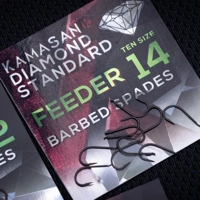 Kamasan Diamond Standard Feeder Barbed Hooks